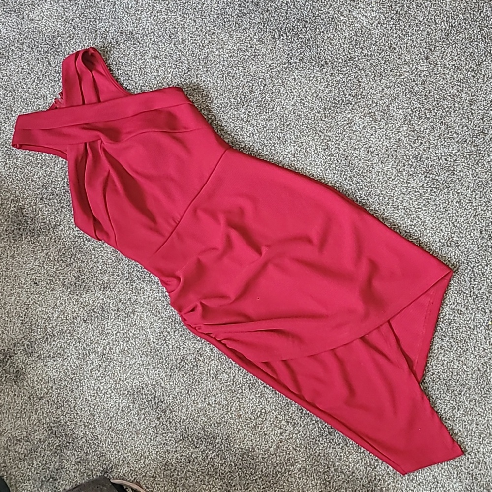 Burgundy Cocktail Dress